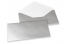 Enveloppes colorées pour cartes de voeux - argent, 110 x 220 mm | Paysdesenveloppes.be