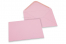 Enveloppes colorées pour cartes de voeux - rose clair, 133 x 184 mm | Paysdesenveloppes.be