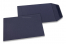 Pochettes en papier kraft couleur - Bleu foncé, 85 x 125 mm | Paysdesenveloppes.be