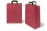 Sacs papier kraft avec anses plates - rouge, 320 x 140 x 420 mm | Paysdesenveloppes.be