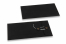 Enveloppes avec fermeture Japonaise - 110 x 220 mm, noir | Paysdesenveloppes.be