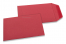 Pochettes en papier kraft couleur - Rouge, 85 x 125 mm | Paysdesenveloppes.be