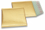 Enveloppes à bulles ECO métallique - or 165 x 165 mm | Paysdesenveloppes.be