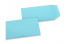 Pochettes en papier kraft couleur - Bleu ciel, 65 x 105 mm | Paysdesenveloppes.be