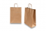 Sacs papier kraft avec anses rondes - bronze, 260 x 120 x 350 mm, 90 gr | Paysdesenveloppes.be