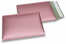 Enveloppes à bulles ECO métallisées mat colorées - doré rose 180 x 250 mm | Paysdesenveloppes.be