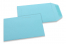 Pochettes en papier kraft couleur - Bleu ciel, 85 x 125 mm | Paysdesenveloppes.be