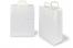 Sacs papier kraft avec anses plates - blanc, 320 x 140 x 420 mm | Paysdesenveloppes.be