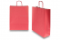 Sacs papier kraft avec anses rondes - rose, 320 x 120 x 410 mm, 100 gr | Paysdesenveloppes.be