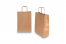 Sacs papier kraft avec anses rondes - bronze, 220 x 100 x 310 mm, 90 gr | Paysdesenveloppes.be