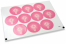 Pastilles adhésives thème communion - croix rose | Paysdesenveloppes.be