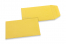 Pochettes en papier kraft couleur - Jaune bouton d'or, 65 x 105 mm | Paysdesenveloppes.be