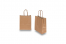 Sacs papier kraft avec anses rondes - bronze, 180 x 80 x 220 mm, 90 gr | Paysdesenveloppes.be