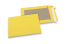 Enveloppes dos carton colorées - Jaune, 162 x 229 mm | Paysdesenveloppes.be