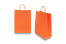 Sacs papier kraft avec anses rondes - orange, 260 x 120 x 350 mm, 90 gr | Paysdesenveloppes.be