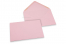 Enveloppes colorées pour cartes de voeux - rose clair, 125 x 175 mm | Paysdesenveloppes.be