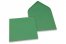 Enveloppes colorées pour cartes de voeux - vert foncé, 155 x 155 mm | Paysdesenveloppes.be