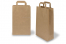 Sacs papier kraft avec anses plates - marron, 220 x 105 x 360 mm | Paysdesenveloppes.be