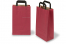 Sacs papier kraft avec anses plates - rouge, 220 x 105 x 360 mm | Paysdesenveloppes.be