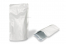 Sachets stand-up blanc - 160 x 270 x 80 mm, 750 ml | Paysdesenveloppes.be