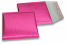 Enveloppes à bulles ECO métallique - rose 165 x 165 mm | Paysdesenveloppes.be