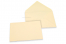 Enveloppes colorées pour cartes de voeux - blanc ivoire, 114 x 162 mm | Paysdesenveloppes.be