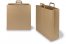 Sacs papier kraft avec anses plates - marron, 450 x 170 x 480 mm | Paysdesenveloppes.be