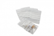 Sachets plastique zip - transparent avec 3 bandes d'écriture (illustration avec contenu) | Paysdesenveloppes.be