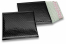 Enveloppes à bulles ECO métallique - noir 165 x 165 mm | Paysdesenveloppes.be