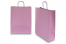 Sacs papier kraft avec anses rondes - lilas, 320 x 120 x 410 mm, 100 gr | Paysdesenveloppes.be