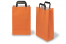 Sacs papier kraft avec anses plates - orange, 220 x 105 x 360 mm | Paysdesenveloppes.be