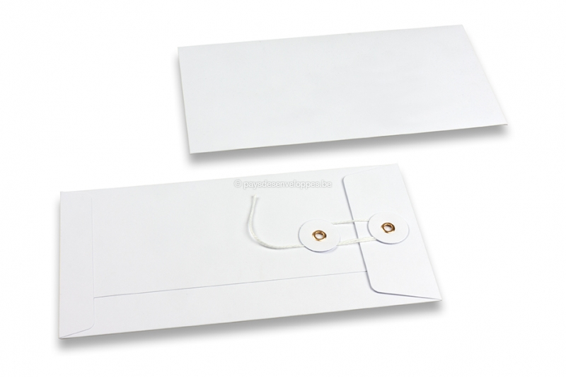 Enveloppes A6 blanches - 114 x 162 mm -100 pièces - Autocollantes avec  bande adhésive